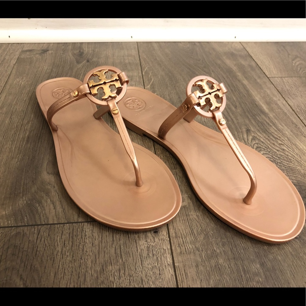 Tory Burch Rose Gold Sandals
